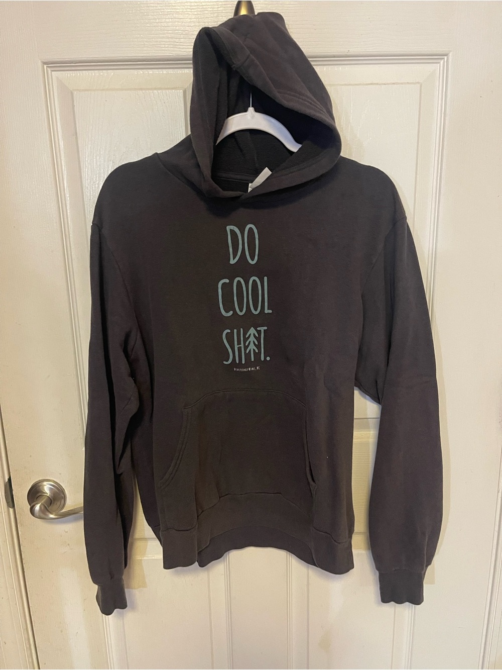 Unisex Black Graphic Hoodie - "Do Cool Sh!t"